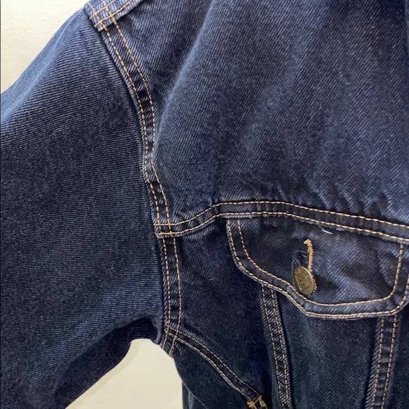 Guess vintage unisex black denim short jean jacket - Picture 16 of 16